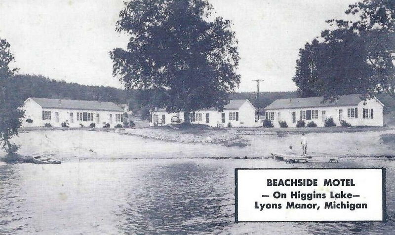 Beachside Motel - Vintage Postcard